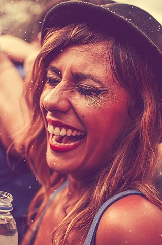 happy woman