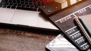 scene and laptop